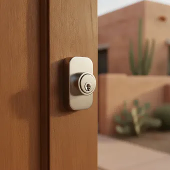 Deadbolt upgrade in Oro Valley